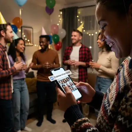 AI Photo Sorting for Private Parties