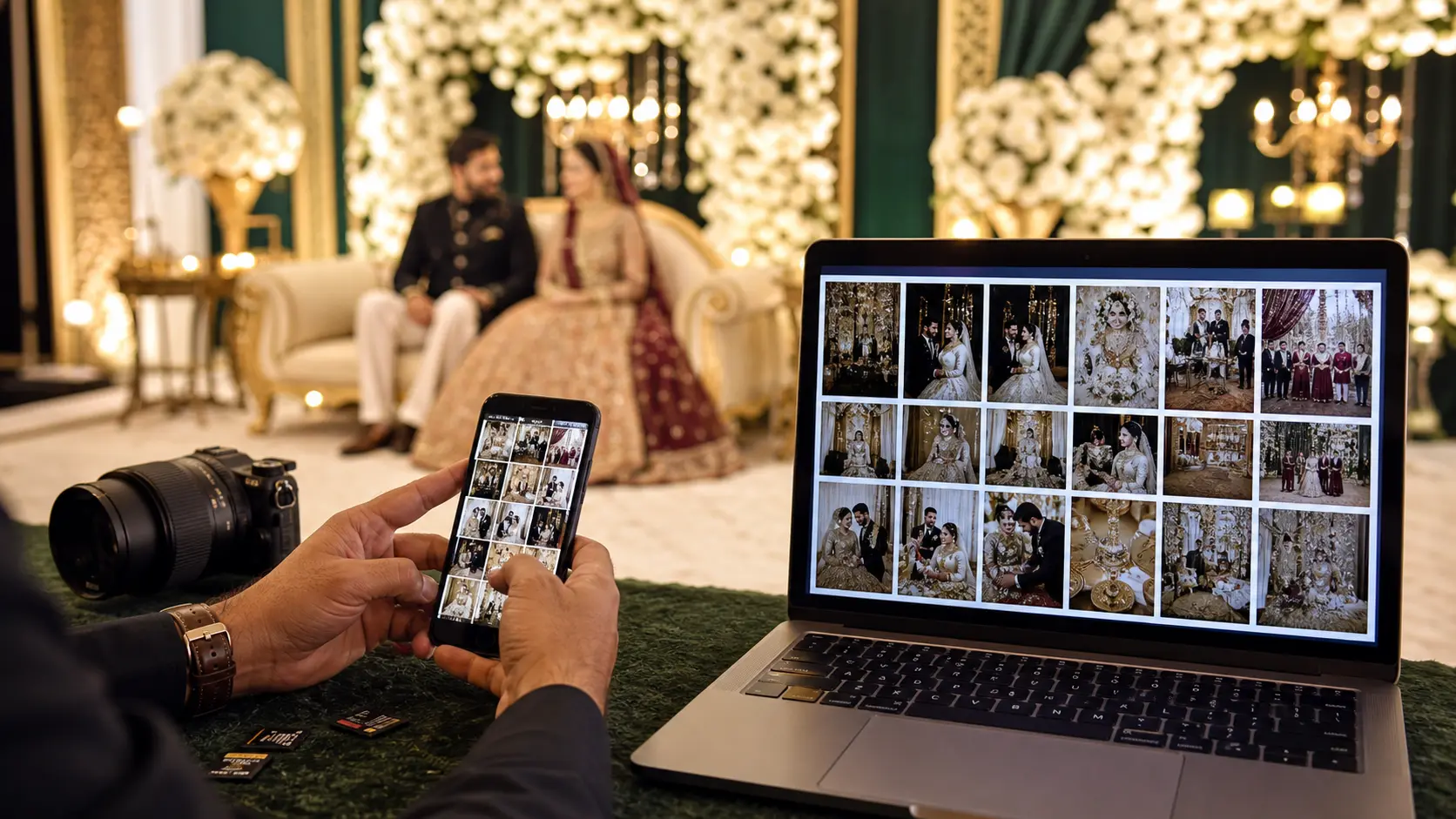 How to Deliver 3,000+ Photos From a Pakistani Wedding (Mehndi, Barat, Valima) Without Google Drive
